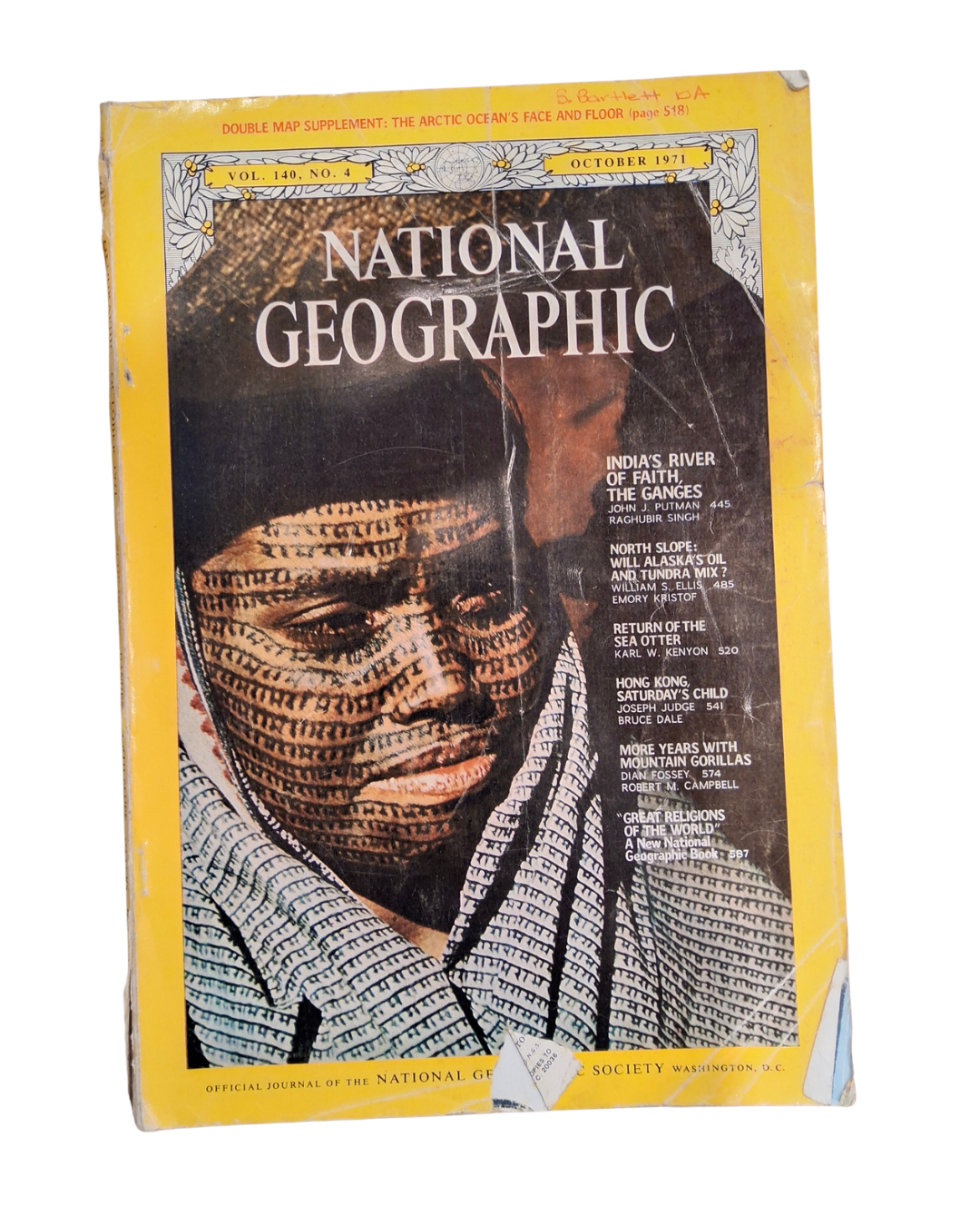 National Geographic Magazine –  october 1971 Vol. 140 No. 4