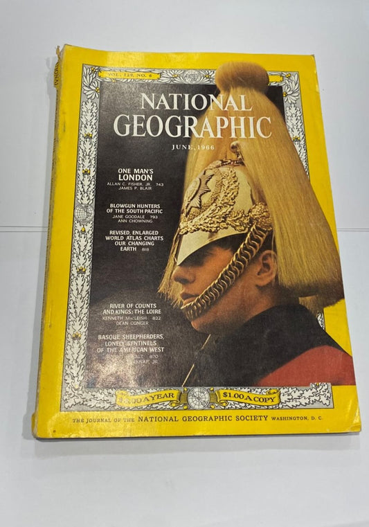 National Geographic Magazine June 1966