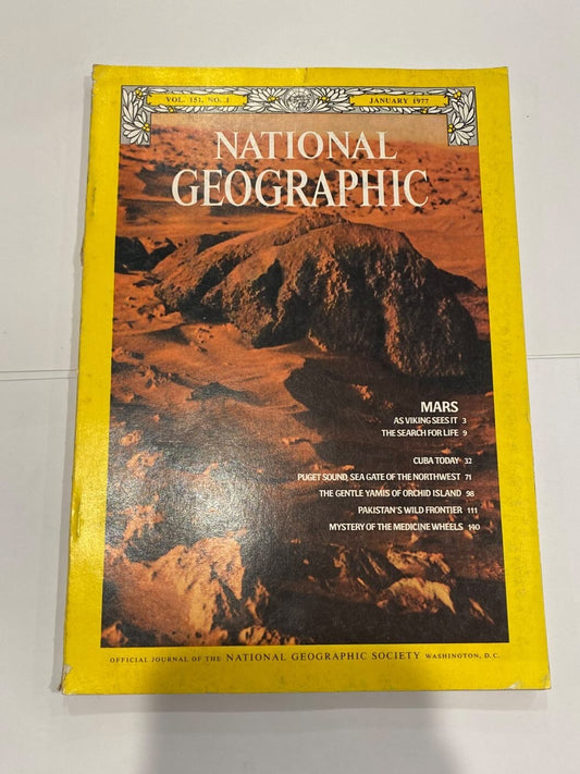 National Geographic Magazine January 1972