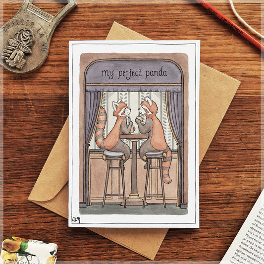 Perfect Panda - Greeting Card