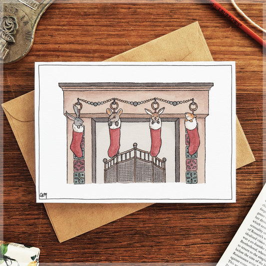 Stocking Surprise - Christmas Card