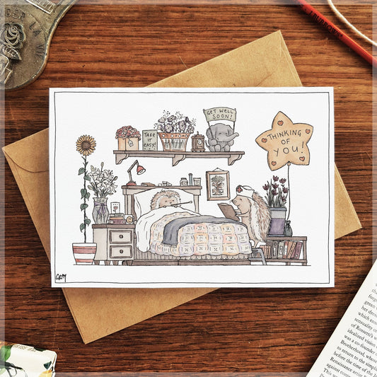 Prickly Patient Greeting Card