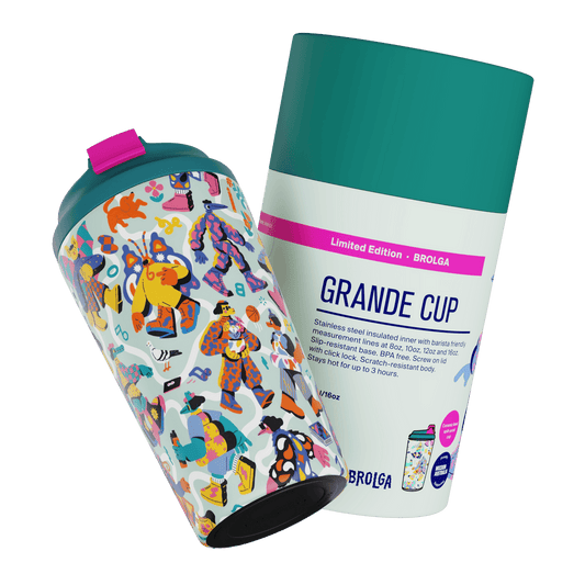 Reusable Cup Ceramic Grande Brolga 16oz 475ml