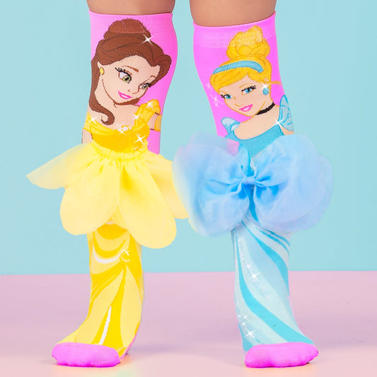 Belle and Cinderella Socks Age 3-5
