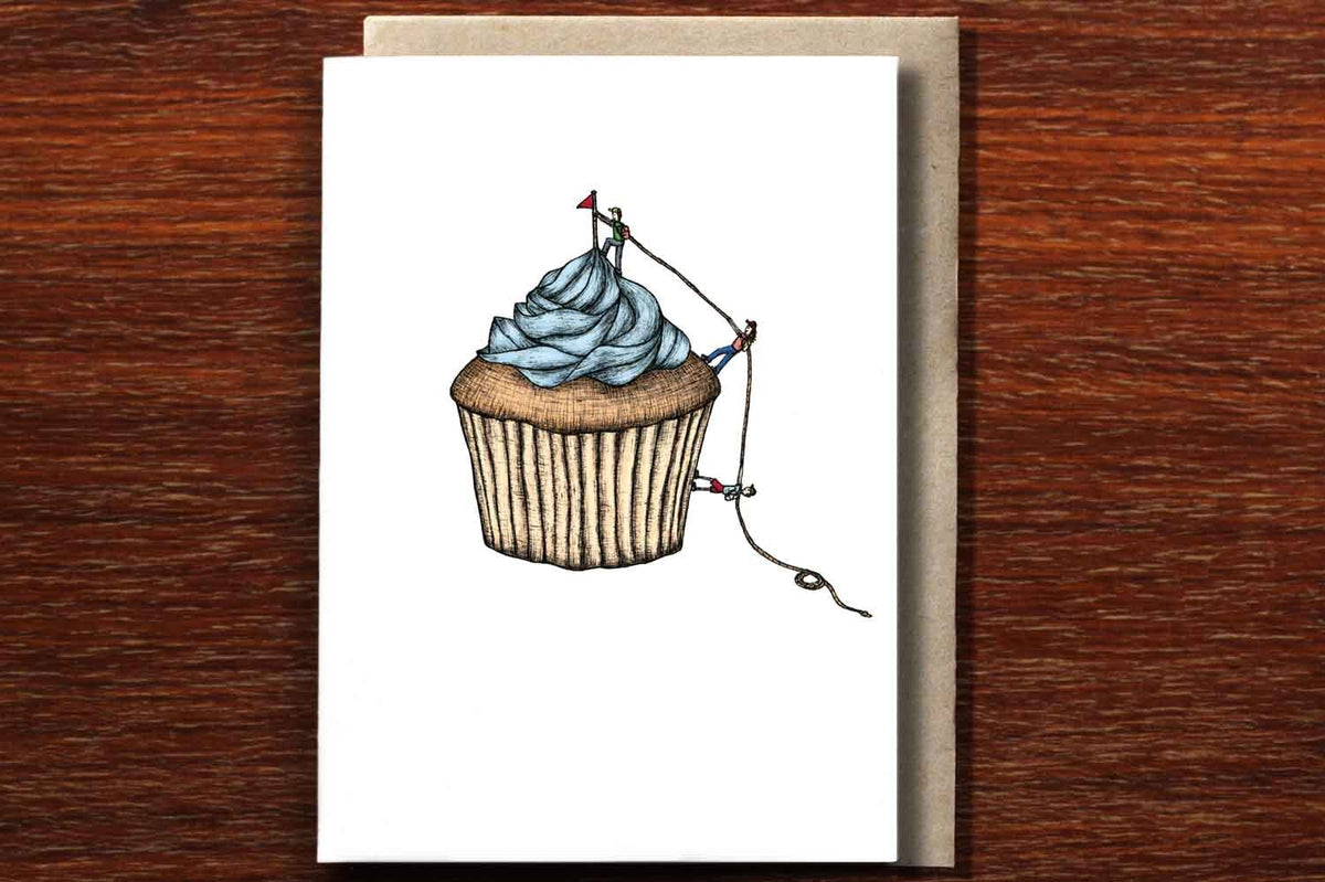 Cupcake Climbers – Greeting Card