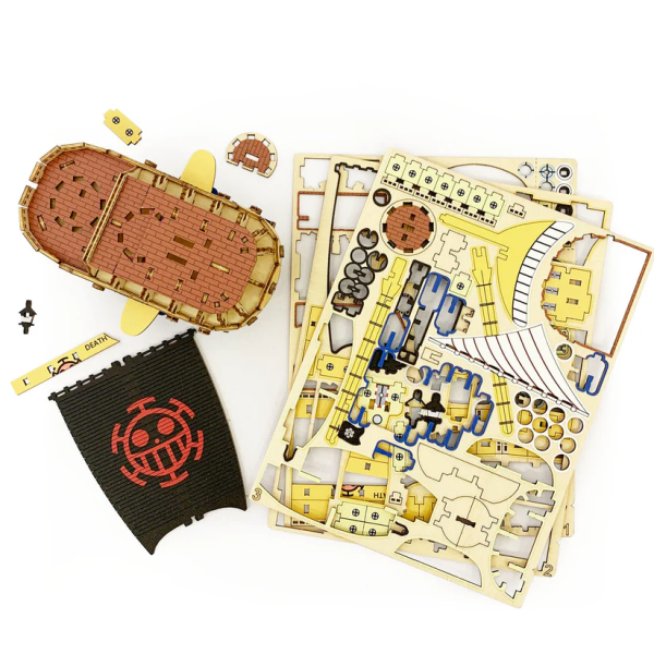 One Piece Polar Tang 3D wooden puzzle