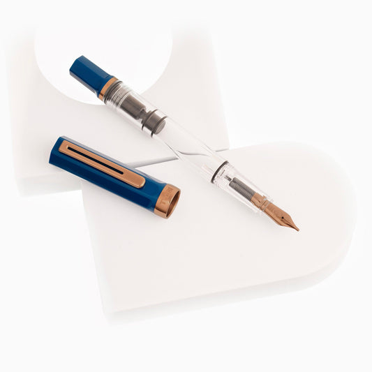 ECO Indigo Blue with Bronze Fountain Pen
