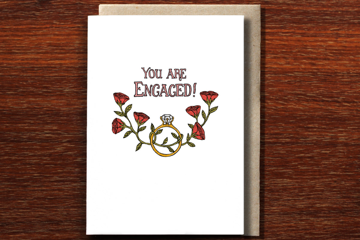 Engagement Florals – Engagement Card