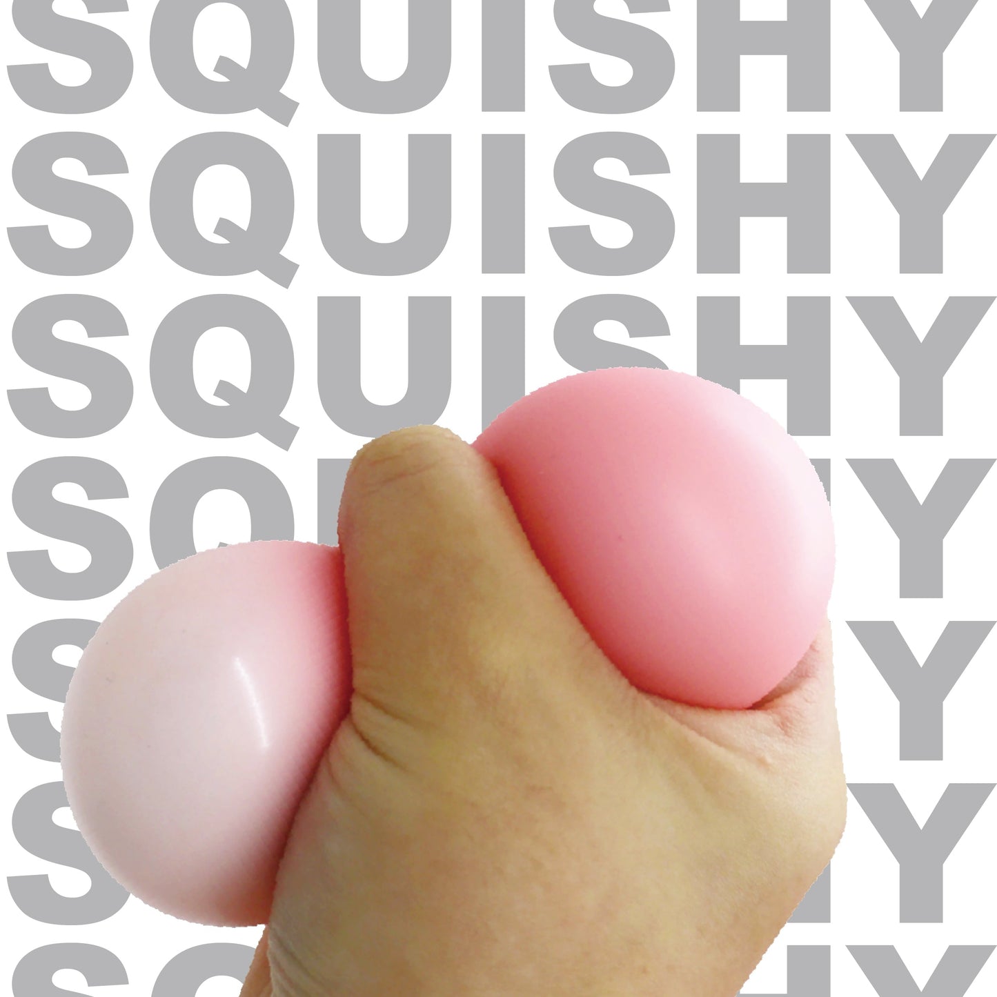 Squeeze Sploot Friends squishy toy being squeezed by hand