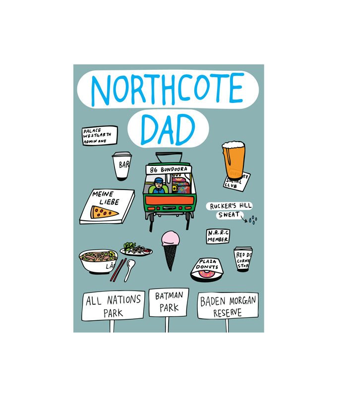 Northcote  Dad Greeting Card