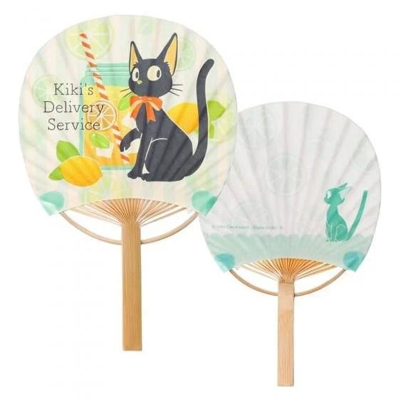 Kiki’s Delivery Service – Bamboo Fan & Envelope Set (Mame Dayori / Lemon)