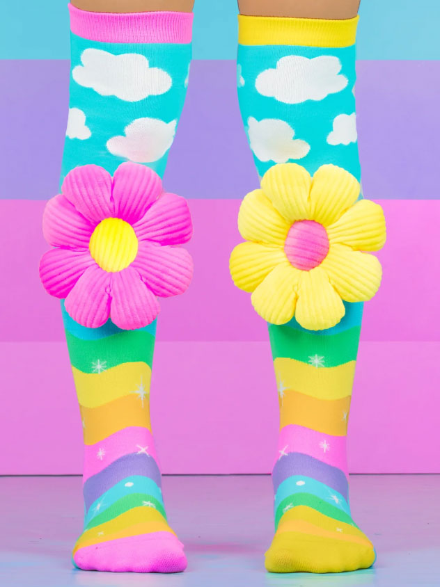 Flower Power Socks Age 6 -99