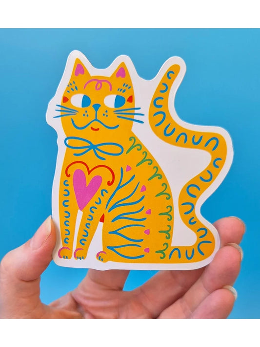 Orange Cat Magnet