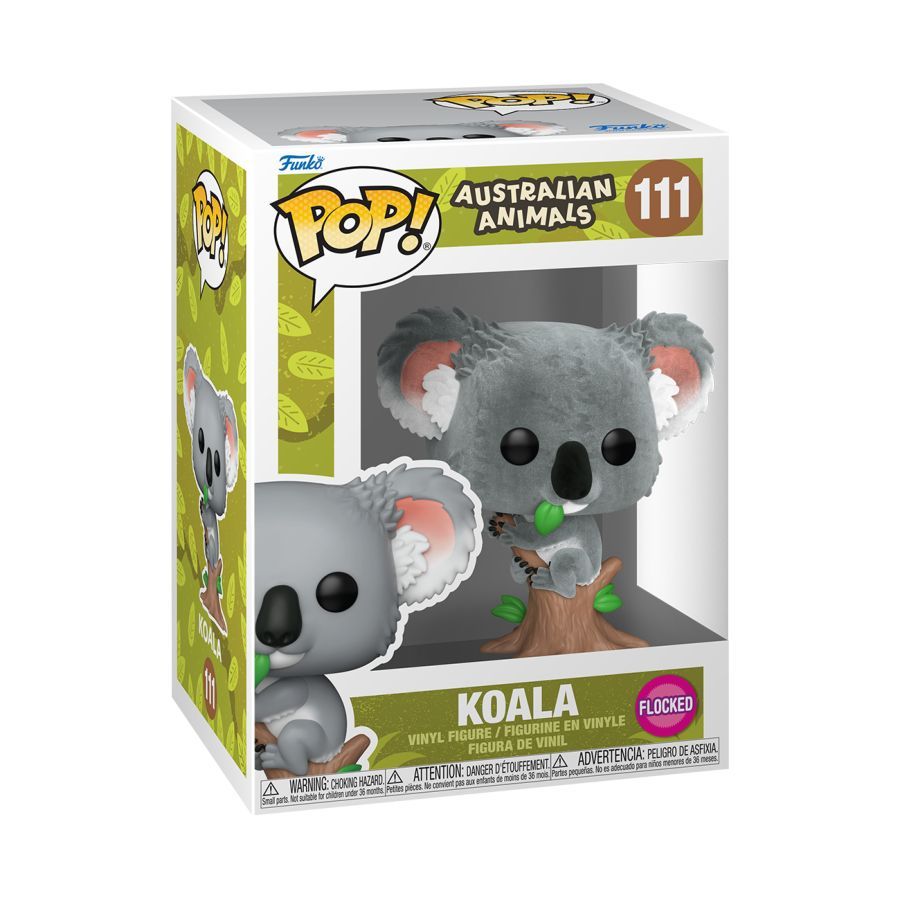 Australian Animals Koala Flocked Pop! Vinyl Figure 9cm