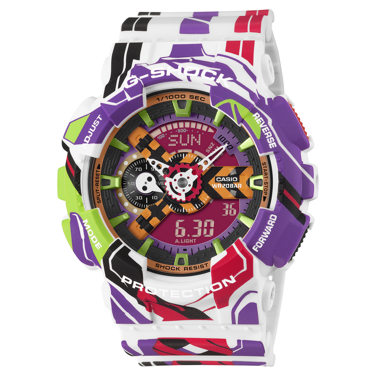 G SHOCK DUO EVANGELLION 30TH ANNIVERSARY, RESIN BAND