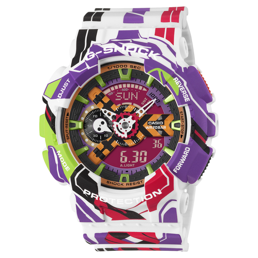 G SHOCK DUO EVANGELLION 30TH ANNIVERSARY, RESIN BAND