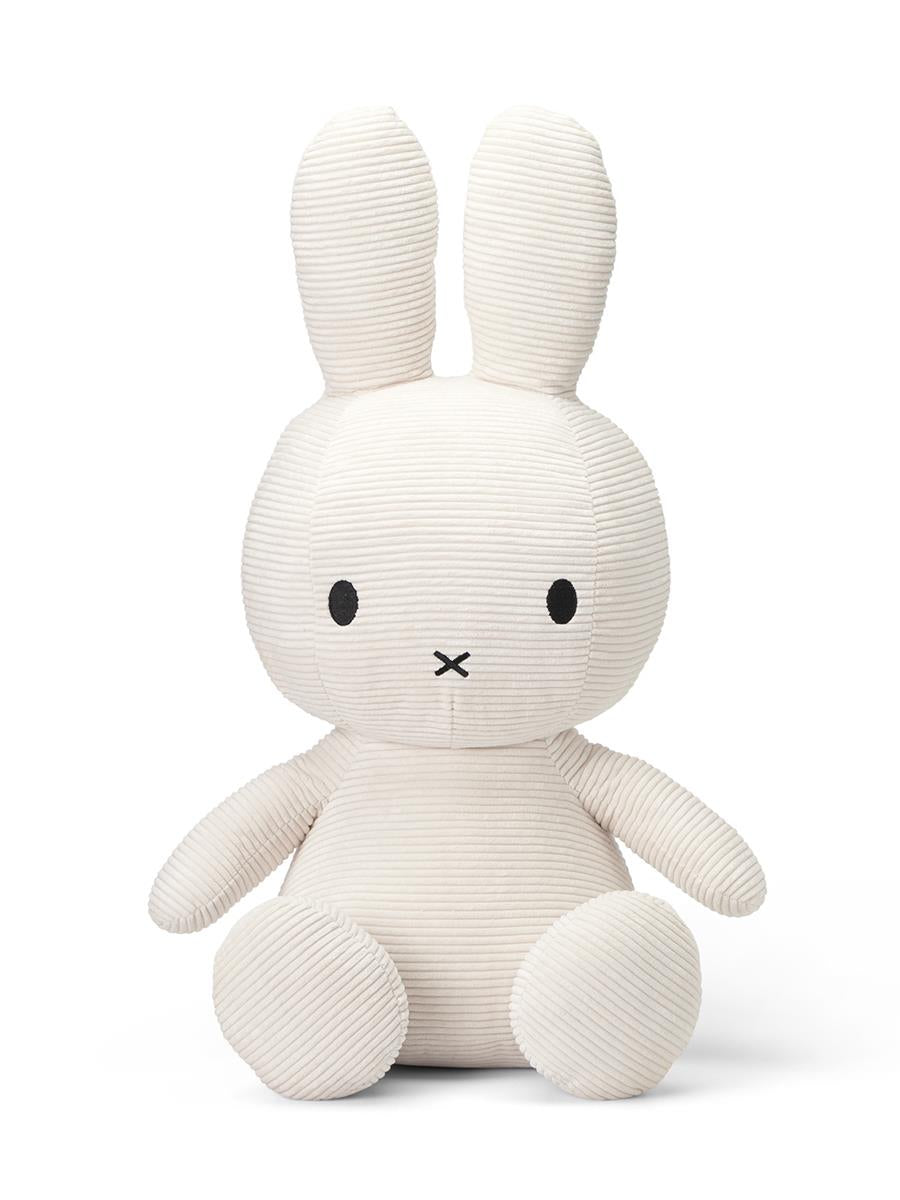 Miffy Sitting Eco Corduroy Plush - Off White 70cm