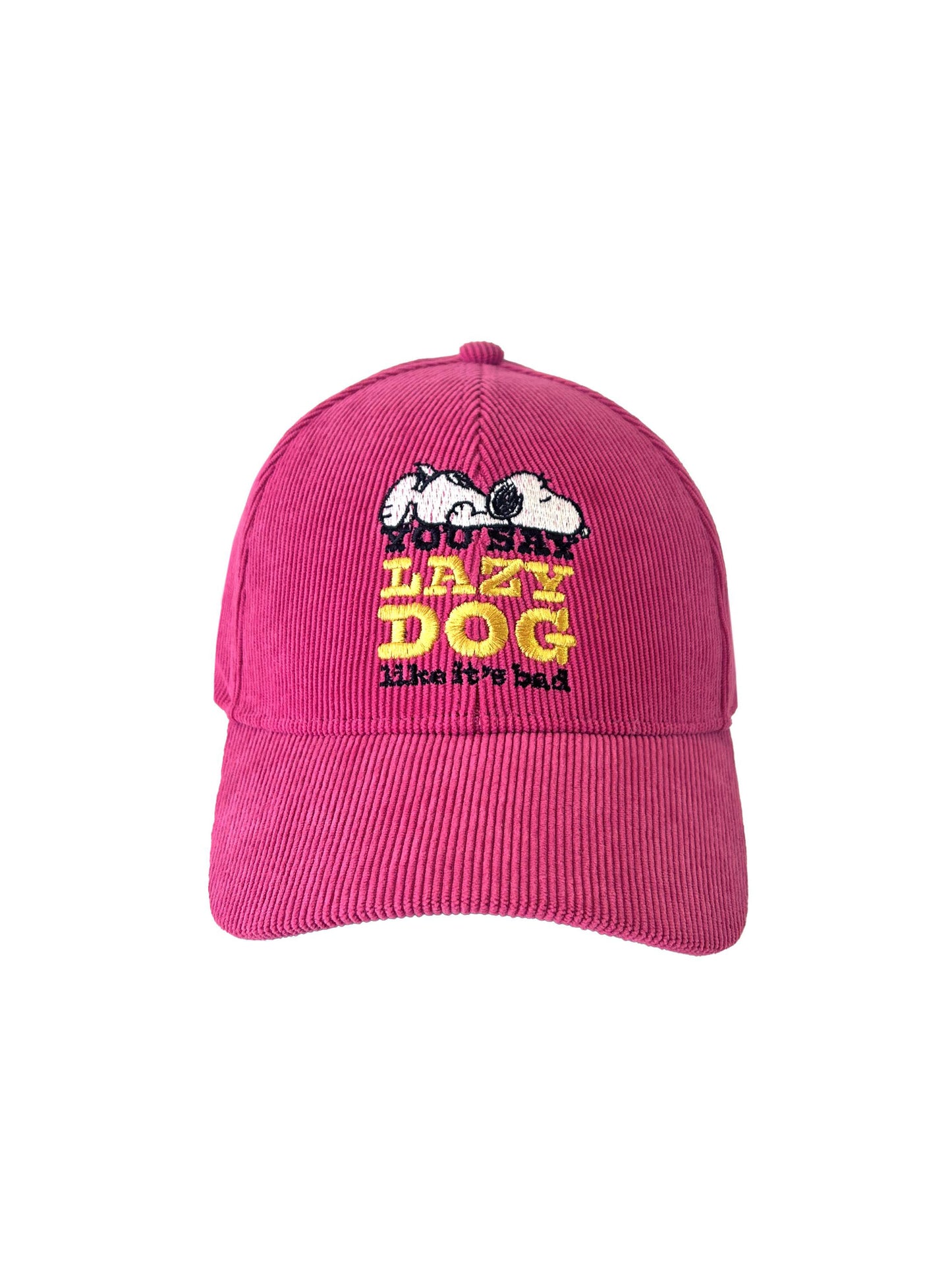 Peanuts Corduroy Pink Cap (L)