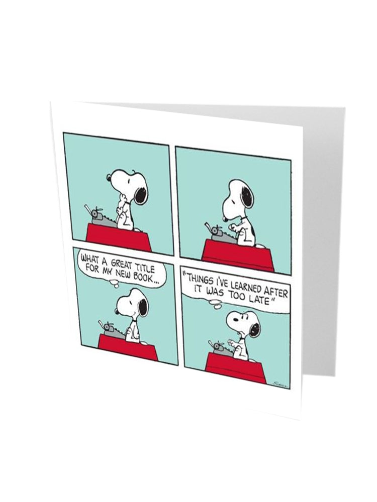 Peanut Great Title for a New Book Greeting Card