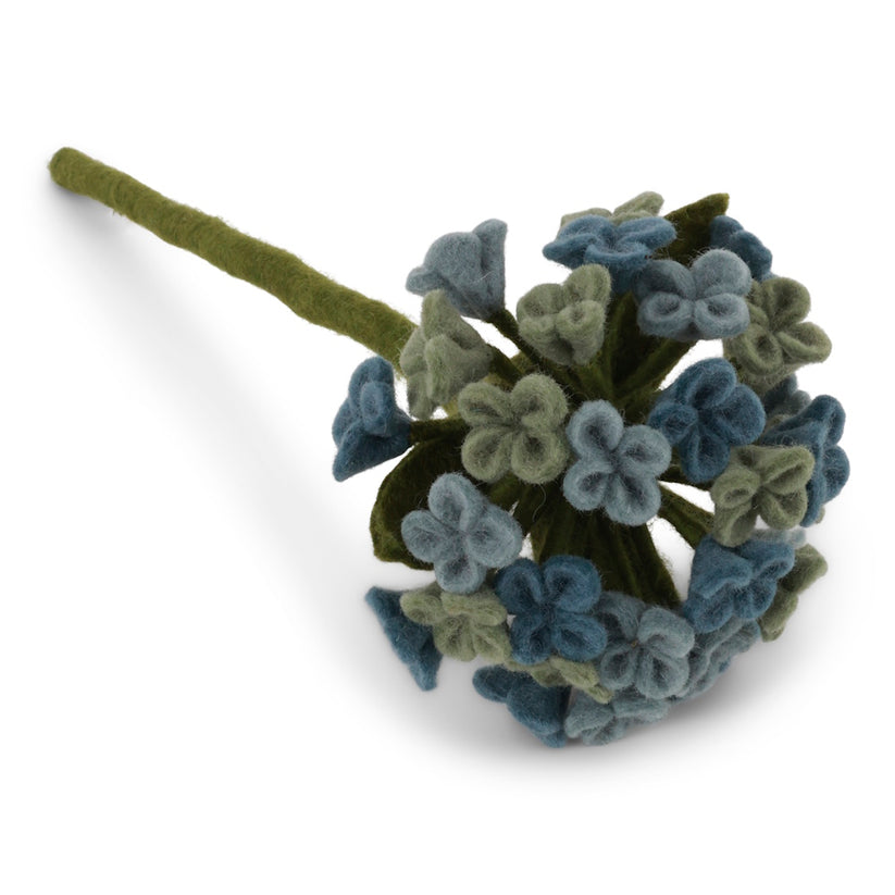 Gry & Sif Felted Big Hydrangea (Pale Blue)
