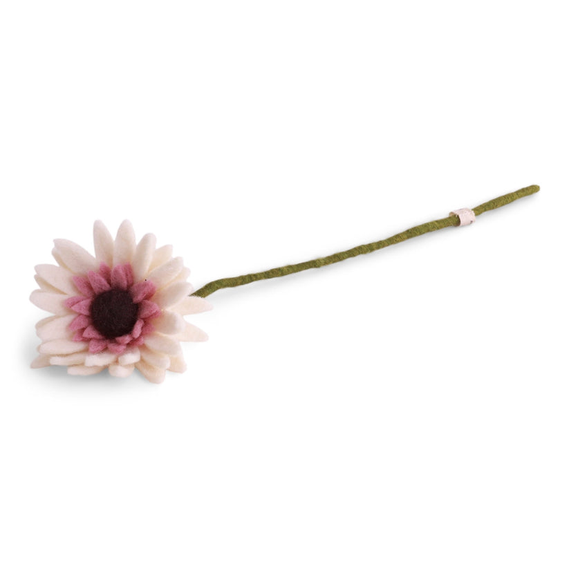 Gry & Sif Felted French Gerbera (White)