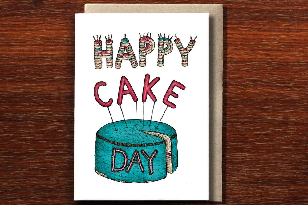 Happy Cake Day Birthday Card