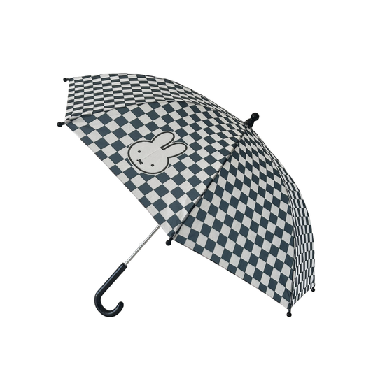 Miffy Umbrella (S) - Midnight Navy Checkerboard