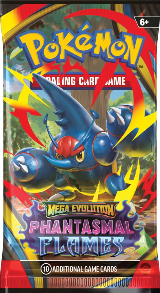 Pokémon TCG: Mega Evolution Phantasmal Flames Booster Pack