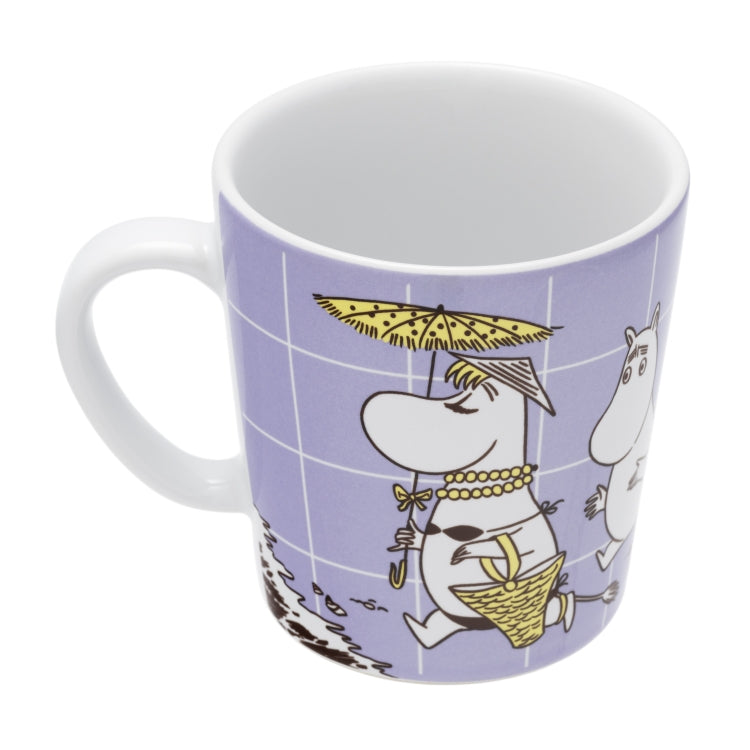 Moomin Arabia – Moomin Pop Mug (Moomin / “Come on to the Beach, Moomin”)