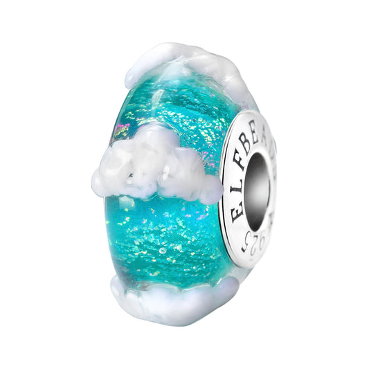 Wonderland Sky Glass Bead