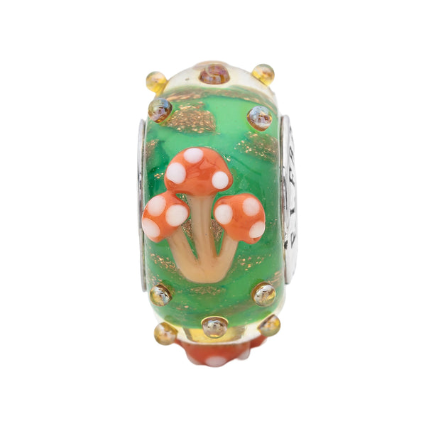 Enchanted Forest Elixir-Orange Glass Bead