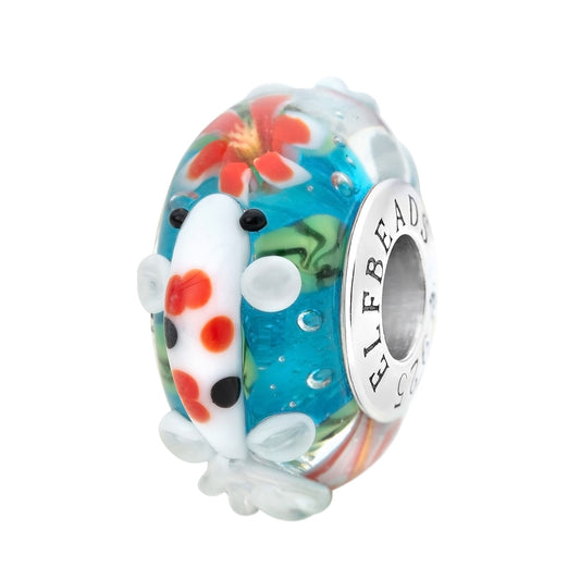 Koi Flowerpond - Crimson Lily Blossom
