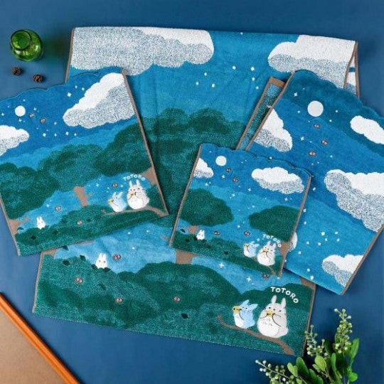 Mini Towel Under the moon 25x25 cm - My Neighbor Totoro