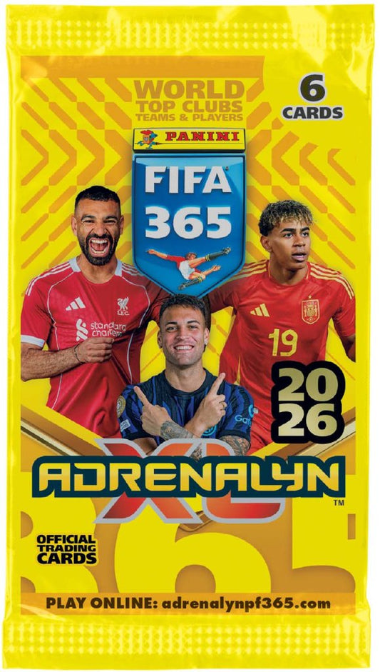 FIFA 365 Adrenalyn XL 2026 Soccer Trading Cards Booster Pack