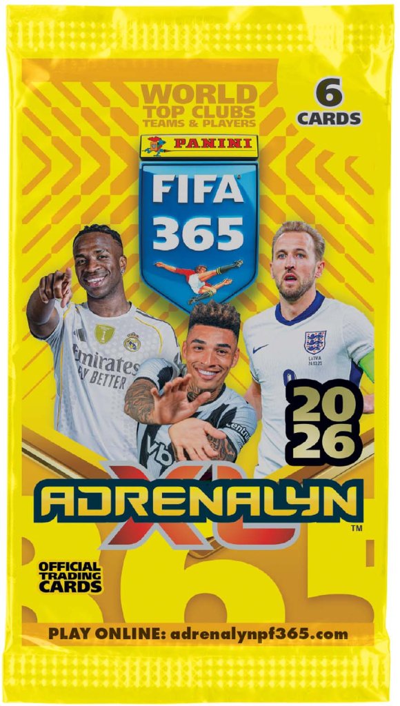 FIFA 365 Adrenalyn XL 2026 Soccer Trading Cards Booster Pack