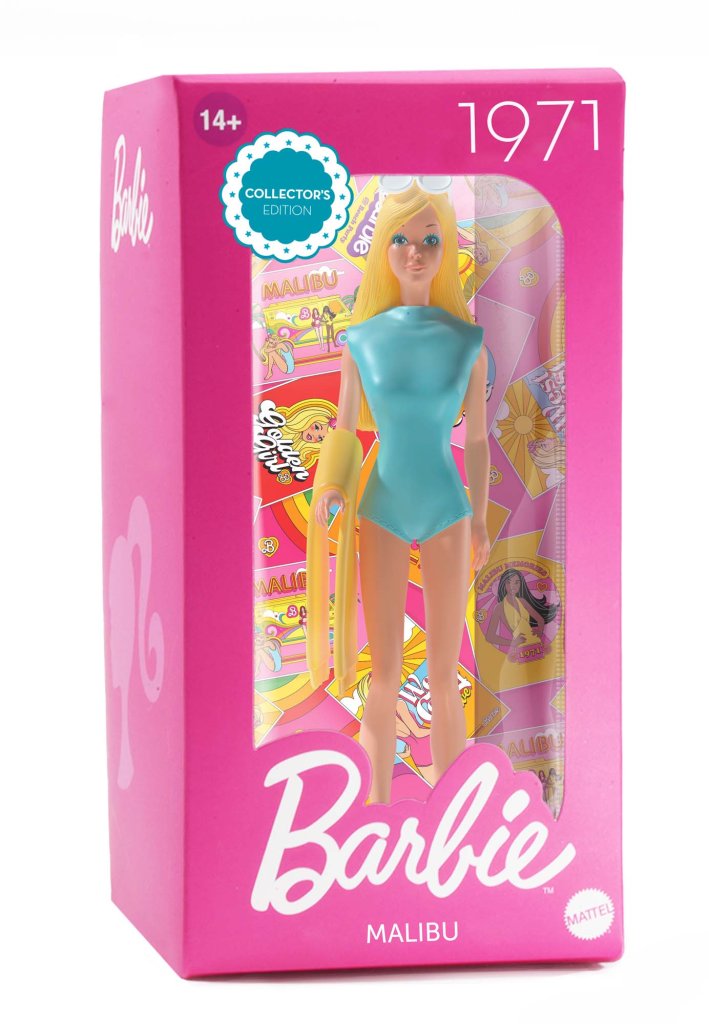 Barbie Collectible Doll Assortment - Malibu Barbie (1971)