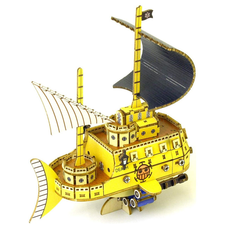 Polar Tang wooden submarine puzzle rear view