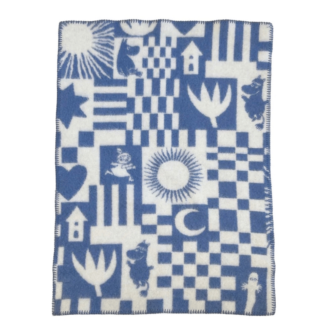 Moomin Wool Baby Blanket