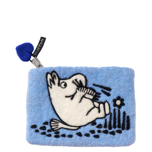 Moomin Tripping Hand Felted Purse