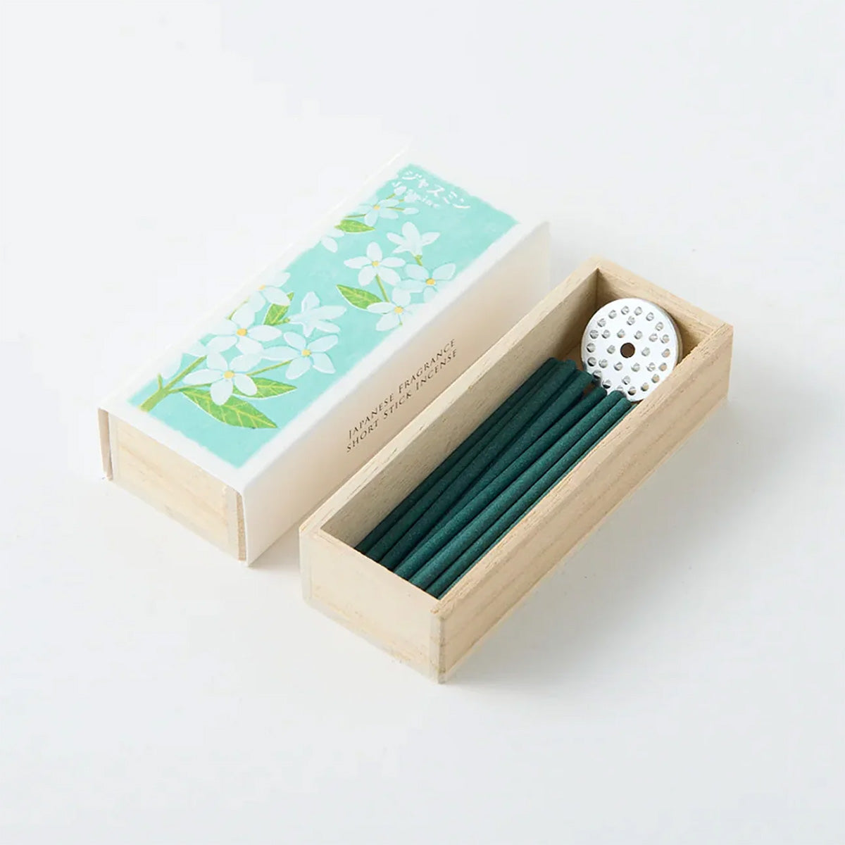 Ika-Denshin Jasmine incense sticks and holder