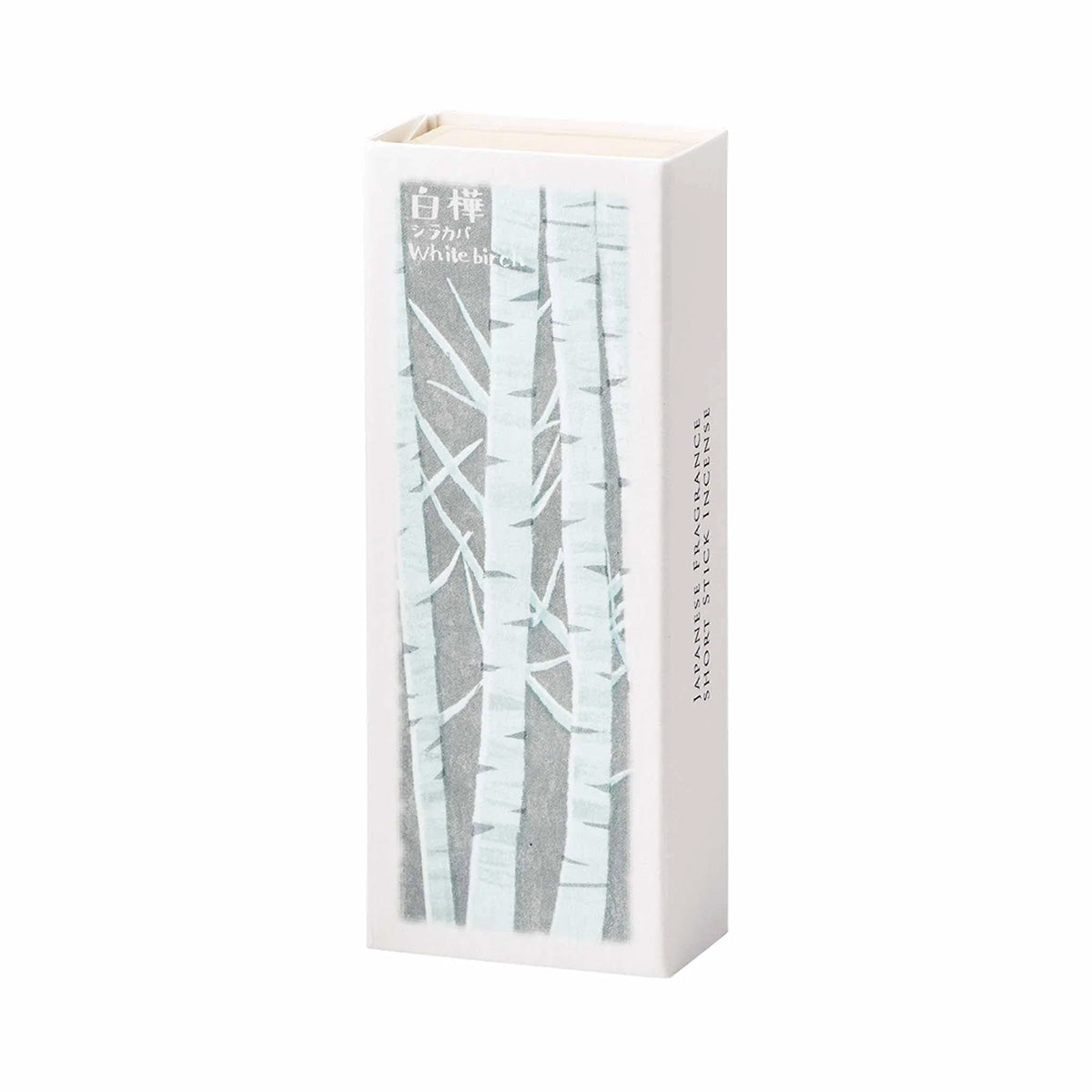 Ika-Denshin White Birch incense box