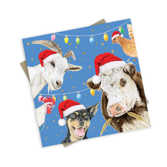 Christmas Farmyard | Christmas Card