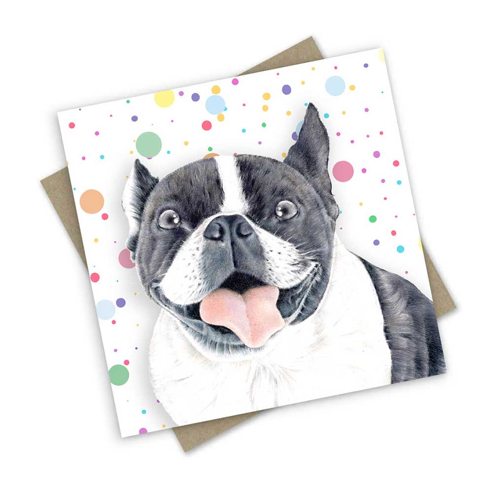 Daisy the Staffy Birthday Card