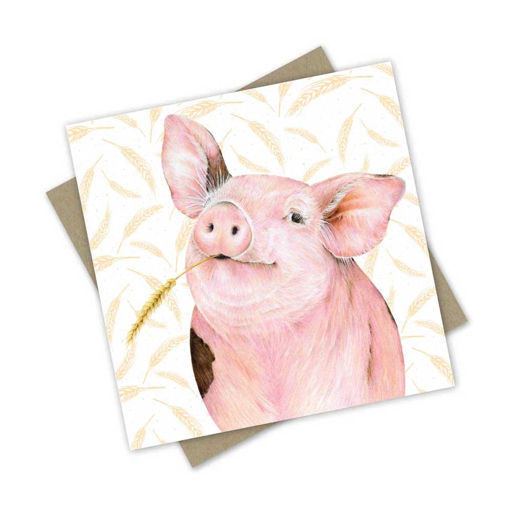 Mr Pickles the Pig card