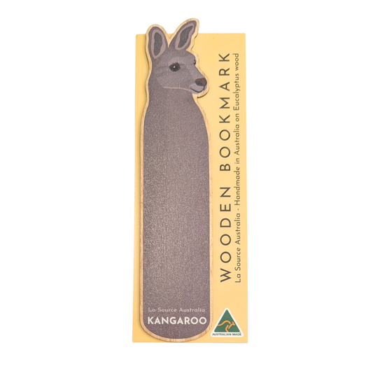 Kangaroo Wooden Bookmark