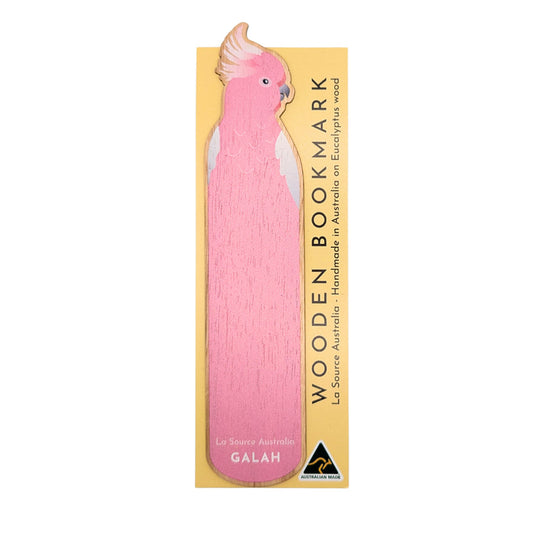 Galah Wooden Bookmark