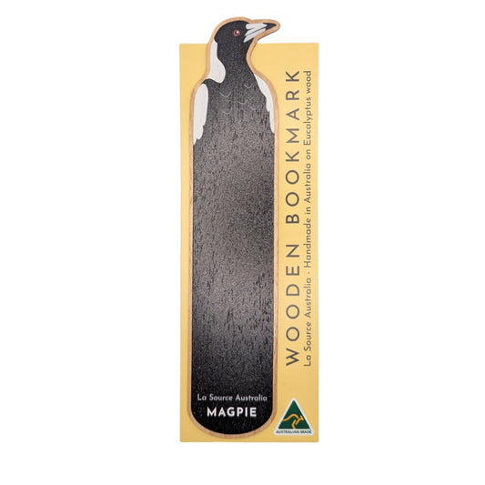 Magpie Wooden Bookmark