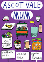 Ascot Vale Mum Greeting Card