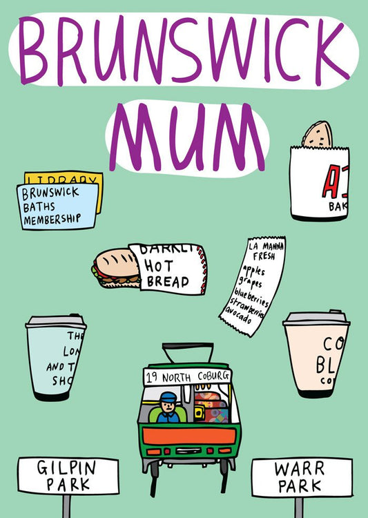 Brunswick Mum Greeting Card