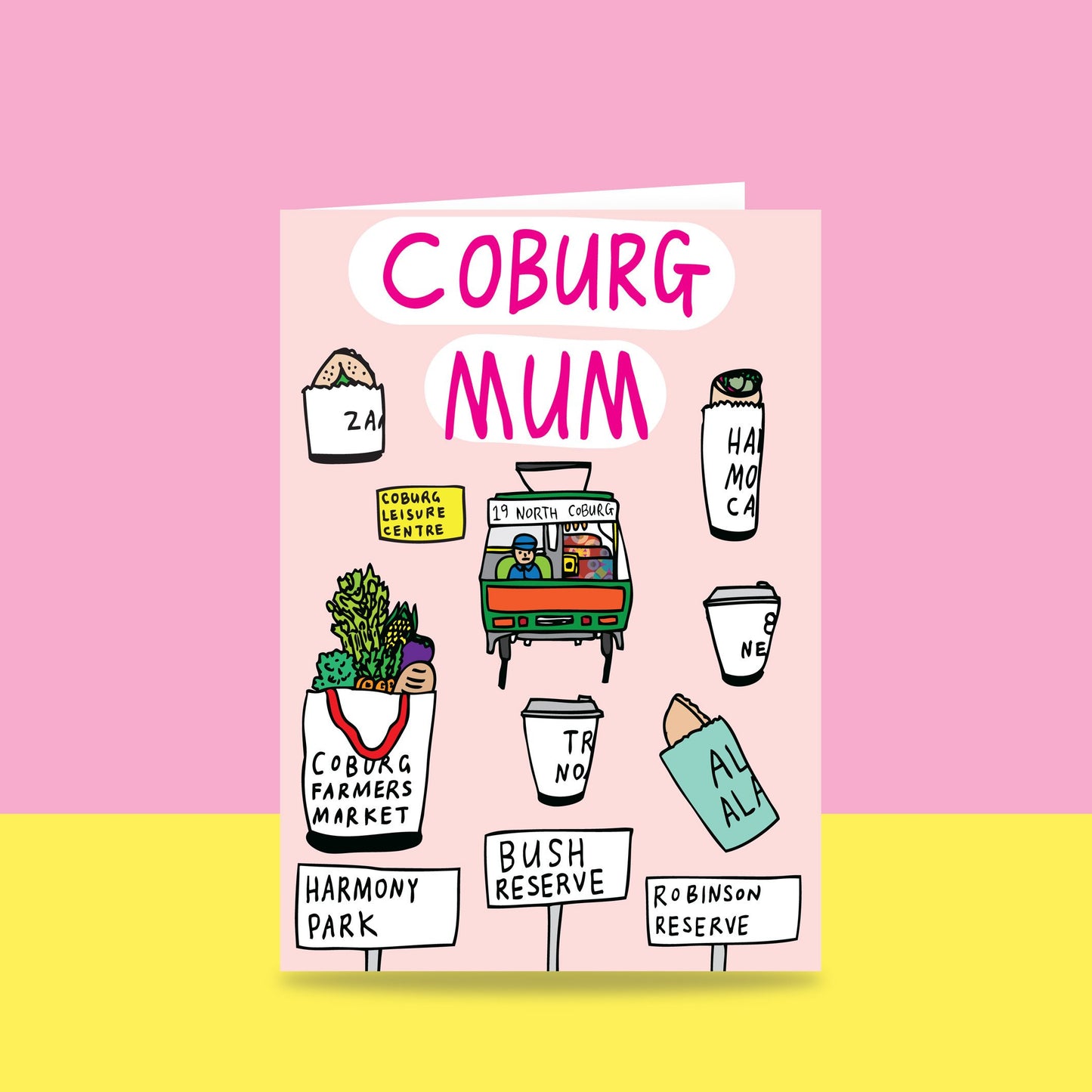 Coburg Mum Greeting Card